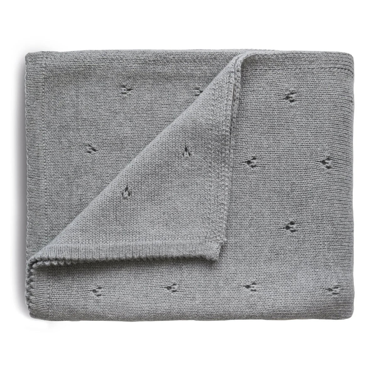 Organic Cotton Pointelle Blanket