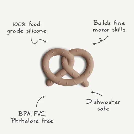 Mushie Pretzel Teether