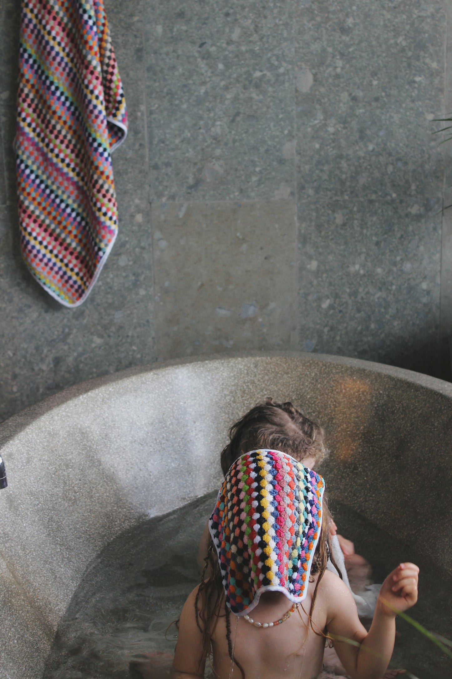 Soléa Organic Cotton Towel + Washcloth Set - Tulip