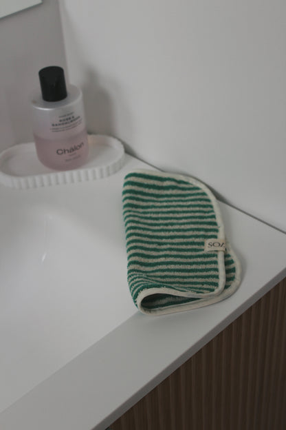 Soléa 550gsm Organic Cotton Washcloth - Hunter